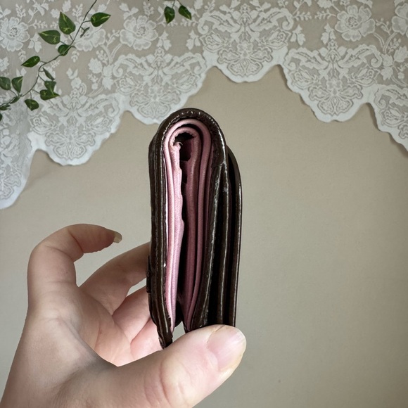 Coach Brown Monogram Wallet - Picture 3 of 8